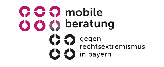 Das Logo der Mobilen Beratung gegen Rechtsextremismus in Bayern.