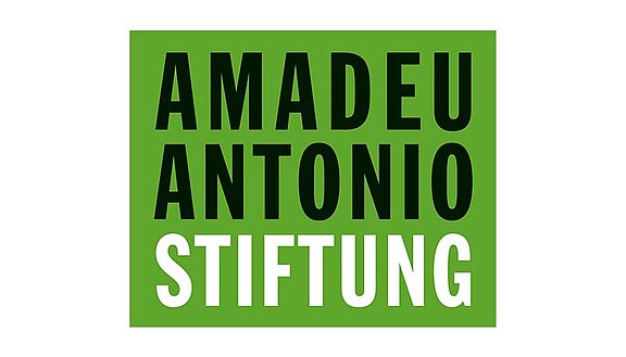 Das Bild zeigt das Logo der Amadeu Antonio Stiftung.