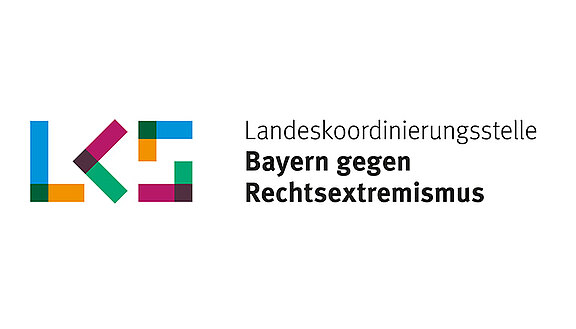 Das Logo der Landeskoordinierungsstelle Bayern gegen Rechtsextremismus (LKS).