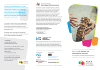 Infoflyer der Familien-, Umfeld- und Elternberatung zu Rechtsextremismus (F.U.E.R.) für Familien und nahestehende Personen.