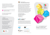 Infoflyer der Familien-, Umfeld- und Elternberatung zu Rechtsextremismus (F.U.E.R.) für Fachkräfte aus der Pädagogik und der Sozialen Arbeit. 