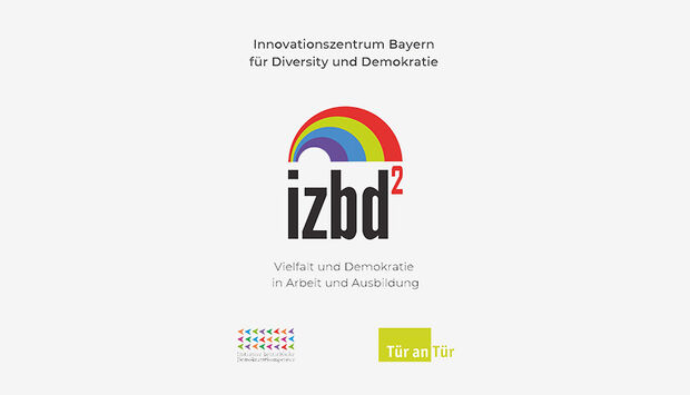 Logo des Innovationszentrums Bayern für Diversity und Demokratie (izbd²).