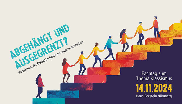 Teaserbild zum Klassismus-Fachtag am 14. November 2024 in München. 