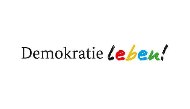 Das Logo des Bundesprogramms „Demokratie leben!“.