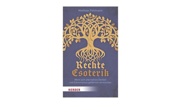 Das Cover des Buchs „Rechte Esoterik“ von Matthias Pöhlmann. 