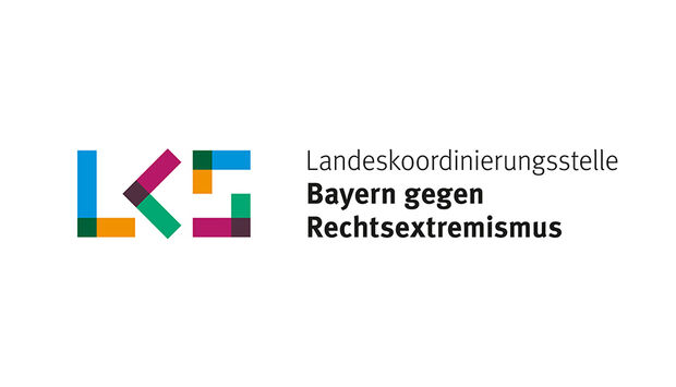 Das Logo der Landeskoordinierungsstelle Bayern gegen Rechtsextremismus. 