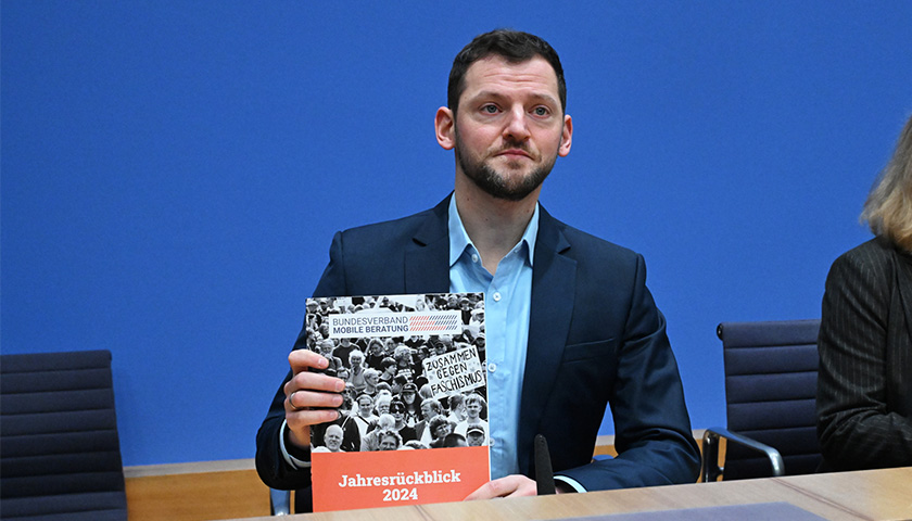 Die extreme Rechte ist in der Offensive: Dominik Schumacher vom Bundesverband Mobile Beratung stellt den Jahresrückblick vor.