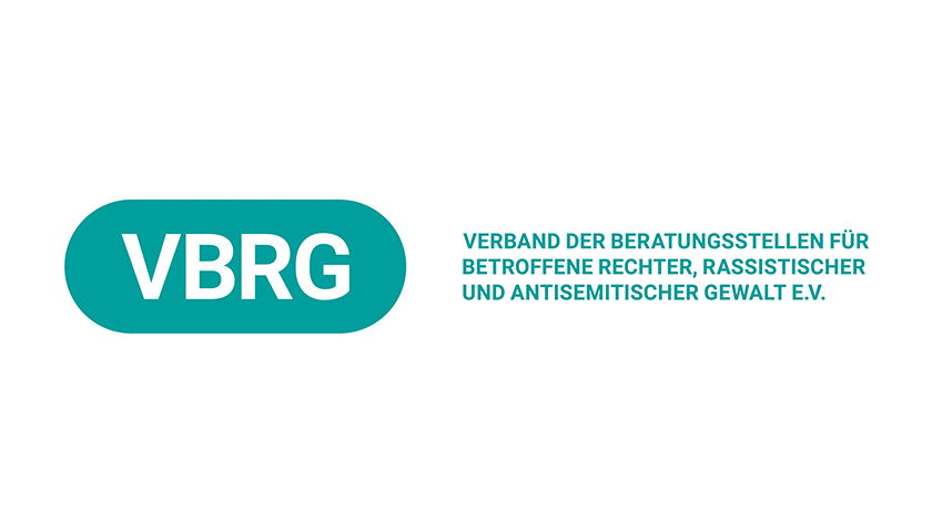 Das Logo des Verbands der Beratungsstellen für Betroffene rechter, rassistischer und antisemitischer Gewalt (VBRG).