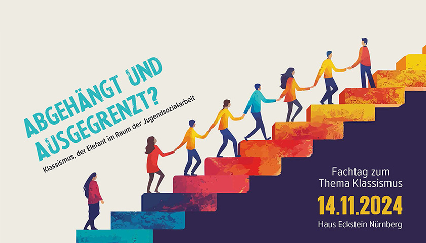Teaserbild zum Klassismus-Fachtag am 14. November 2024 in München. 