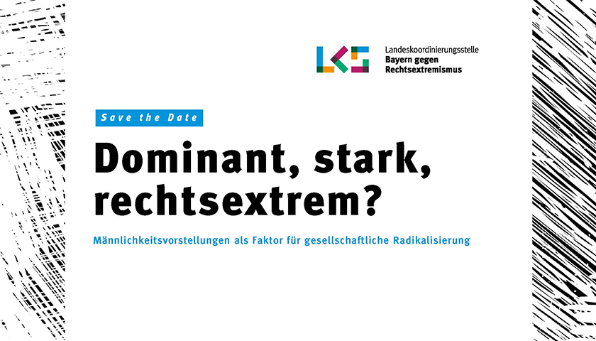 Hinweis auf Veranstaltung über Männlichkeitsvorstellungen am 9. Oktober 2025 in München.